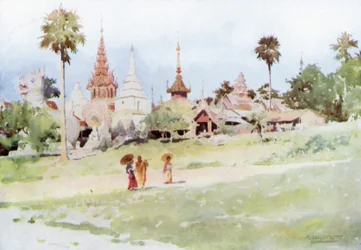 Ascent to the Shwe Dagon